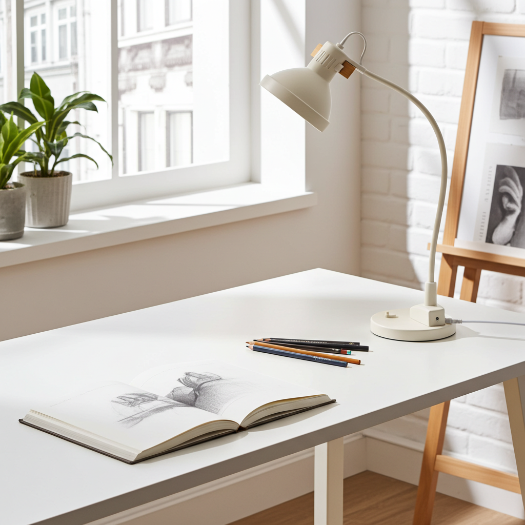 Clip-On LED Desk Lamp – 3 Colour Modes, Dimmable & USB Rechargeable