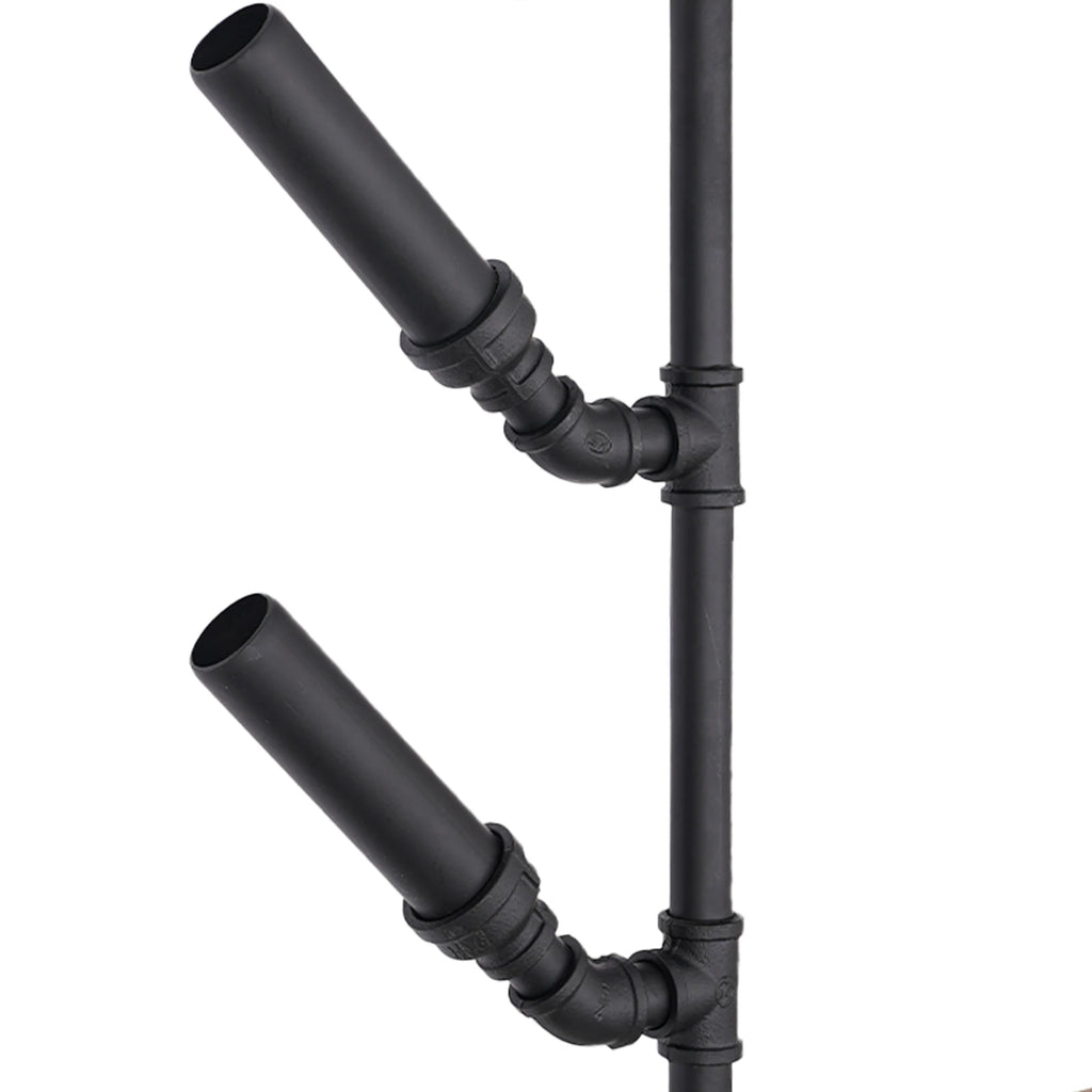 4-Tier Wall Mount Wine Rack – Industrial Style