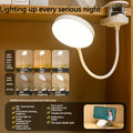 Clip-On LED Desk Lamp – 3 Colour Modes, Dimmable & USB Rechargeable